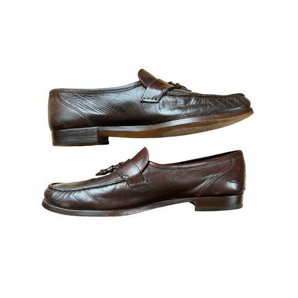 Men\'s Allen Edmonds Villarosa Tassel Loafers - Brownish Burgundy Size 13B main image 5